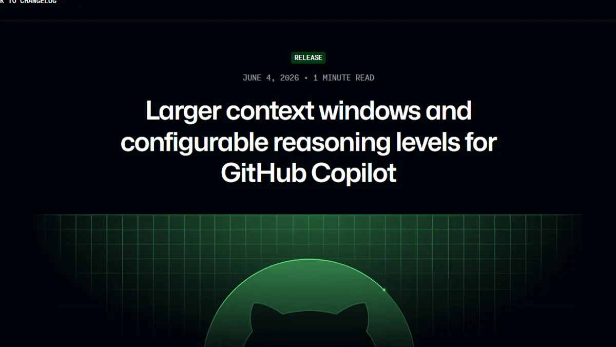 GitHub amplía el contexto y los niveles de razonamiento de Copilot y admite que los agentes necesitan pensar de diferentes maneras